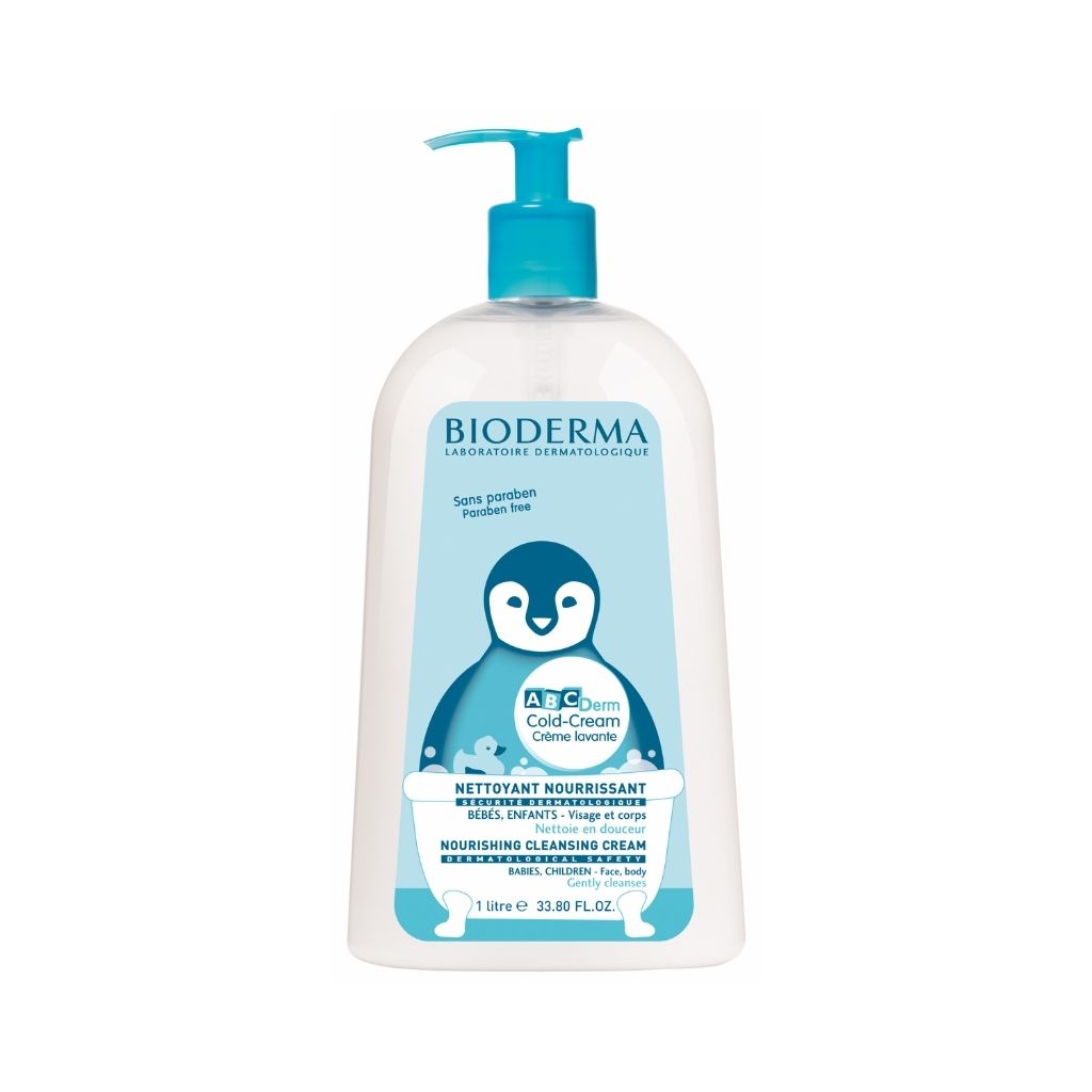 Bioderma Abcderm Cold Cream Creme Lavante Nutritivo 1 L