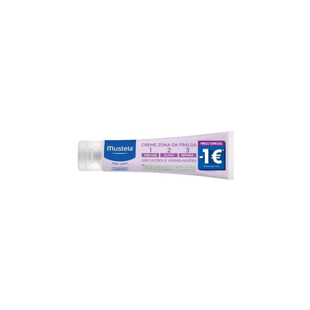Mustela 123 Creme Barreira Vitamínica Muda Da Fralda 50ml