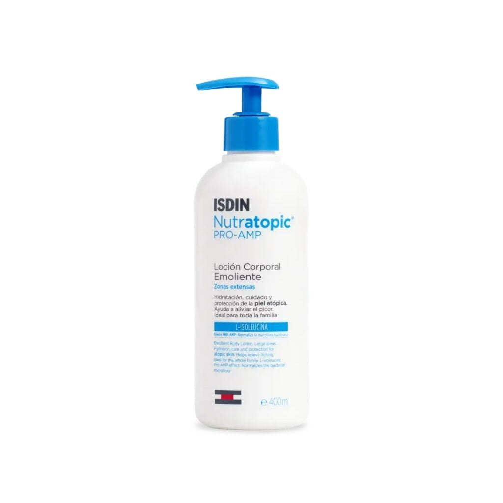 Isdin Nutratopic Pro-Amp Loção Hidratante Para Pele Atópica 400 ml