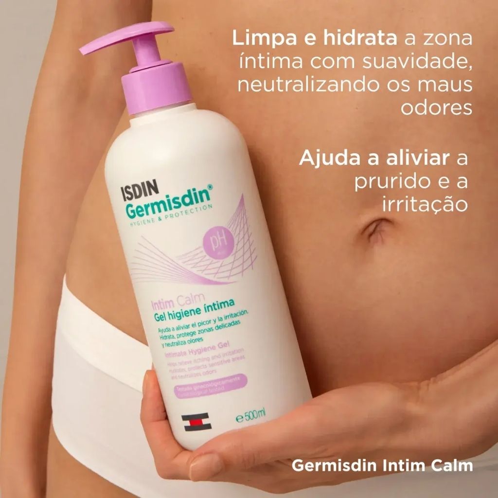 Isdin Germisdin Intim Calm Gel De Higiene Alívio De Comichão E Irritação 250ml