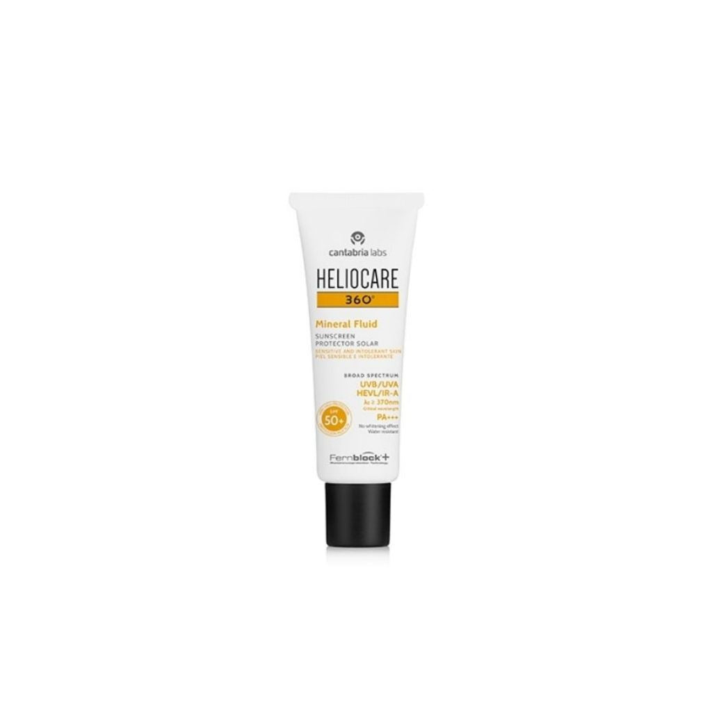 Heliocare 360º Mineral Tolerance Fluido Protetor Solar Filtros Minerais Spf50+ 50ml