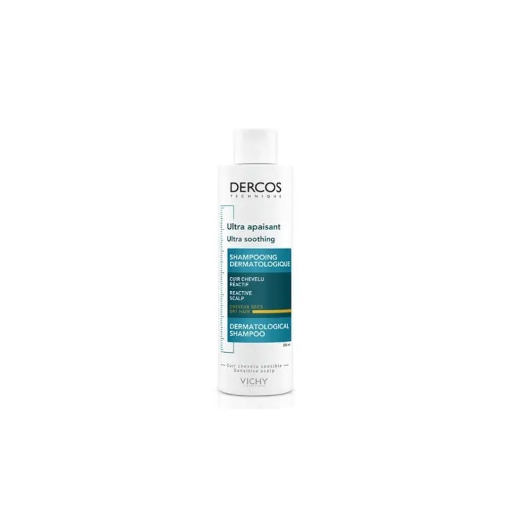 Vichy Dercos Ultra Apaziguante Champô Couro Cabeludo Reativo Cabelo Seco 390ml