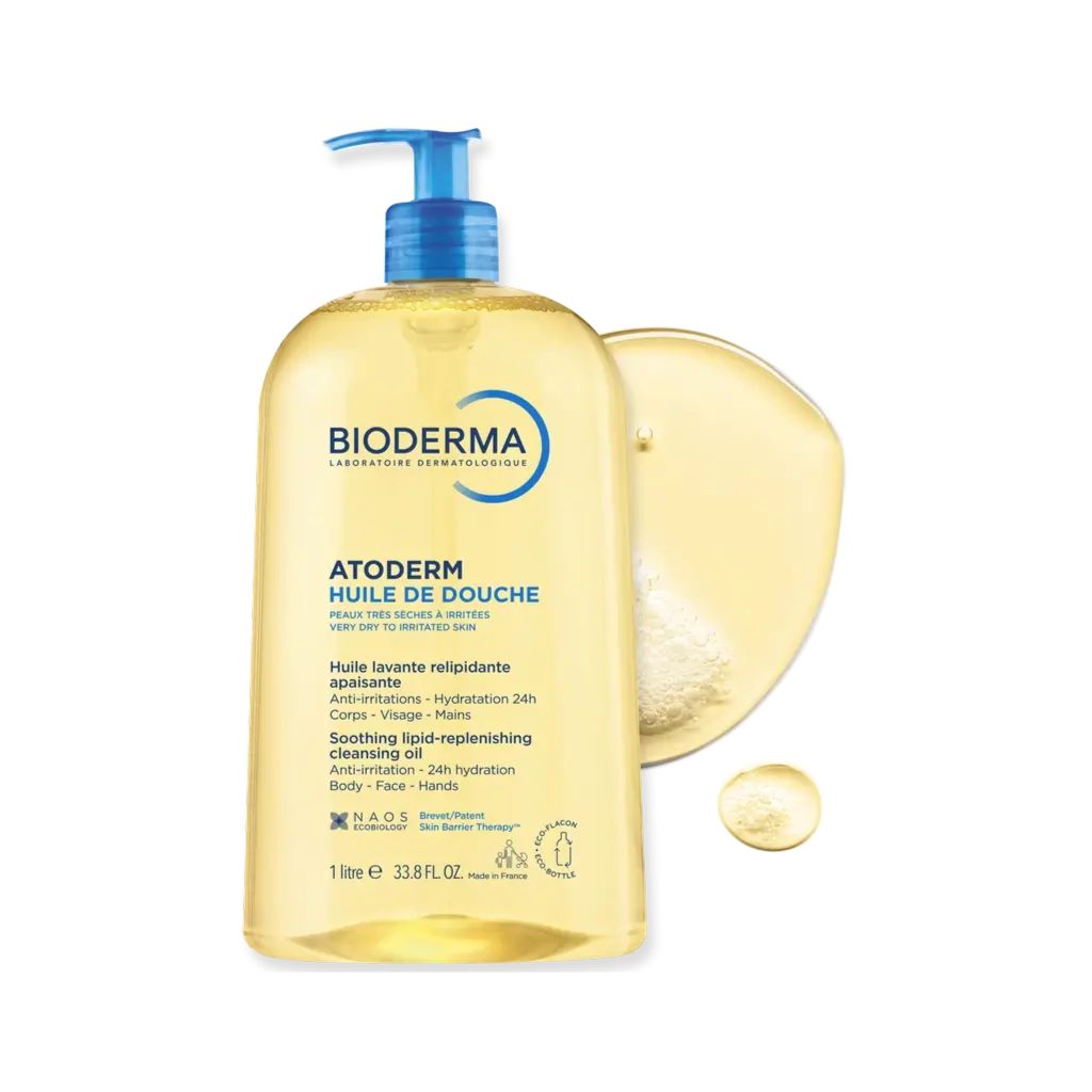 Bioderma Atoderm Óleo De Duche Limpeza Suave E Hidratante 1000ml