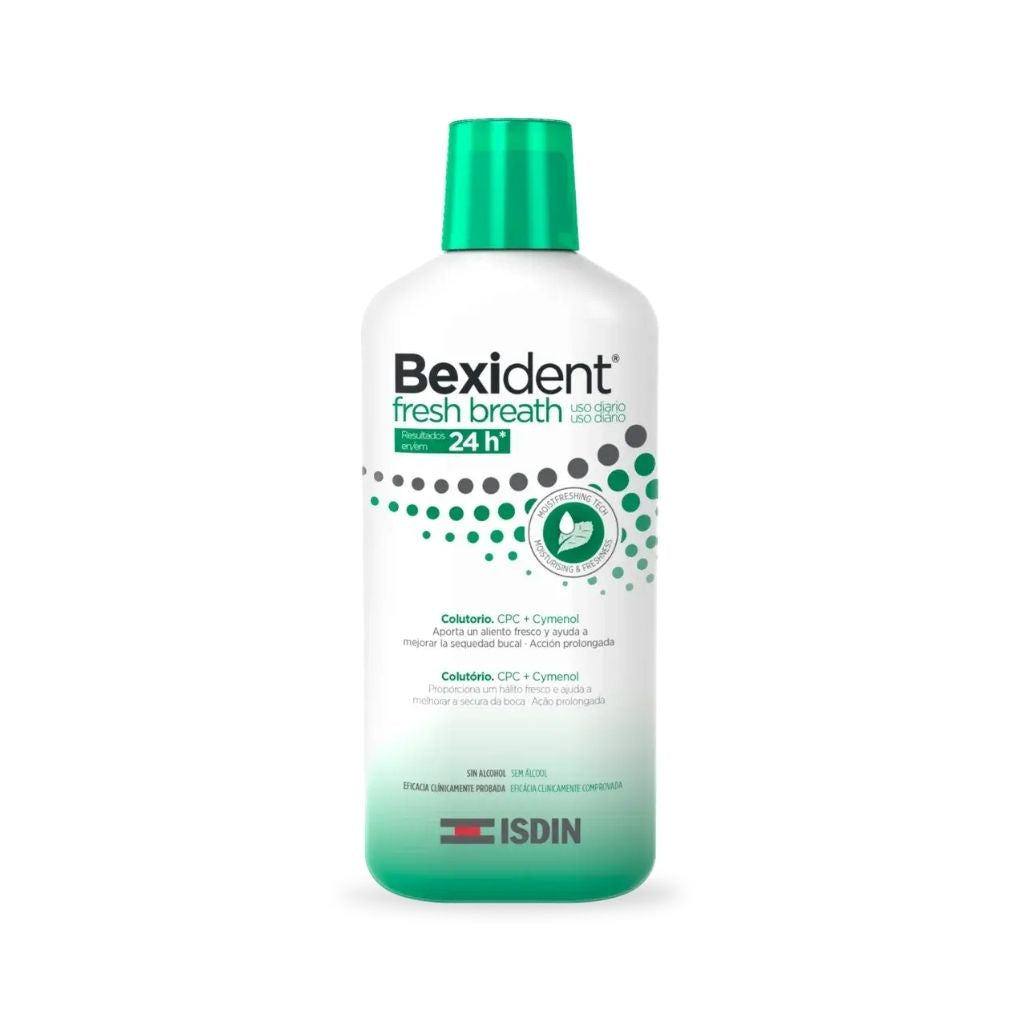 Isdin Bexident Fresh Breath Colutório Hálito Fresco Uso Diário 500ml