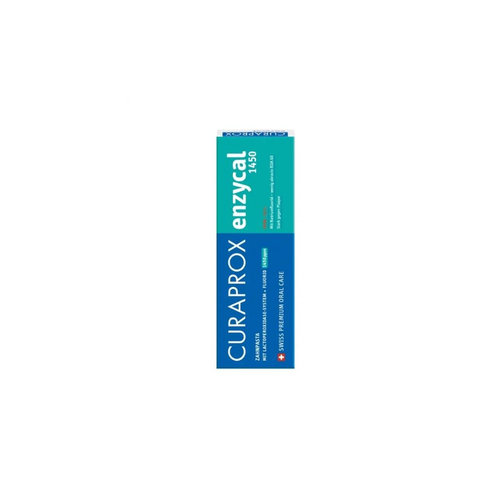 Curaprox Enzycal 1450 Pasta Dentífrica Proteção Contra Cáries 75 ml