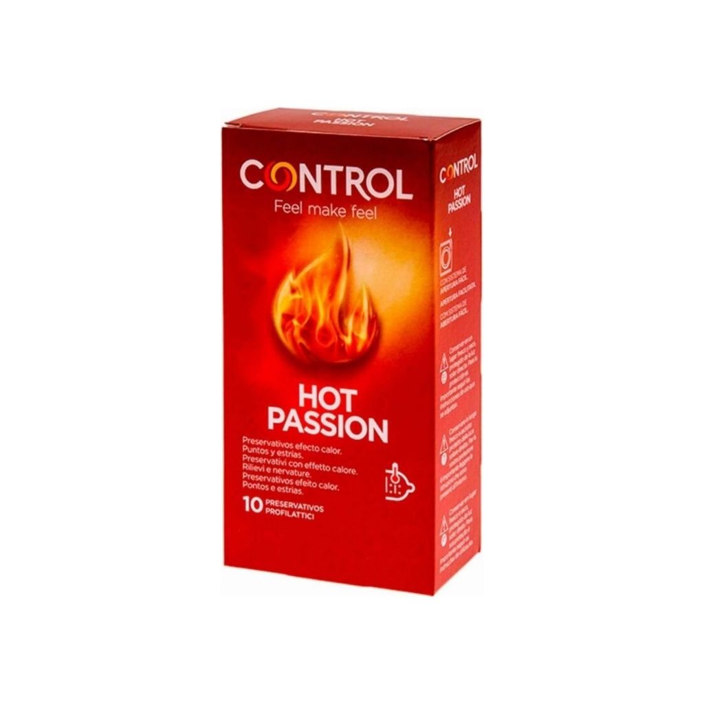 Control Hot Passion Preservativos Efeito Calor 10 Unidades