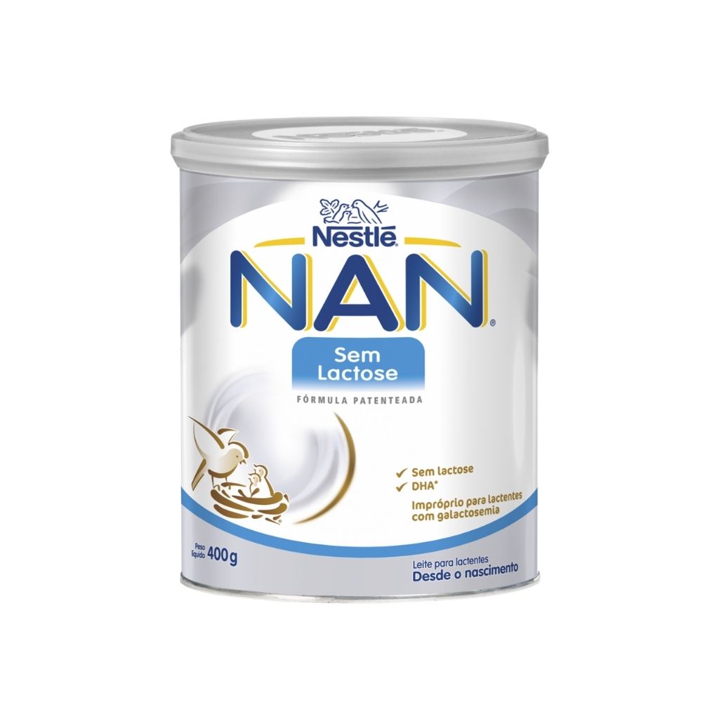 Nestlé Nan Sem Lactose Leite Lactente Pó 400G
