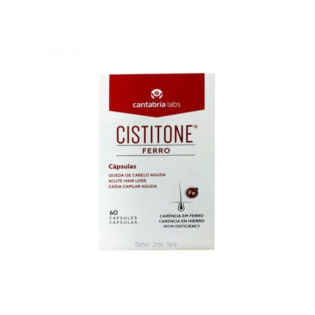 Cistitone Ferro Revitalizante Cabelo E Unhas 60 Cápsulas