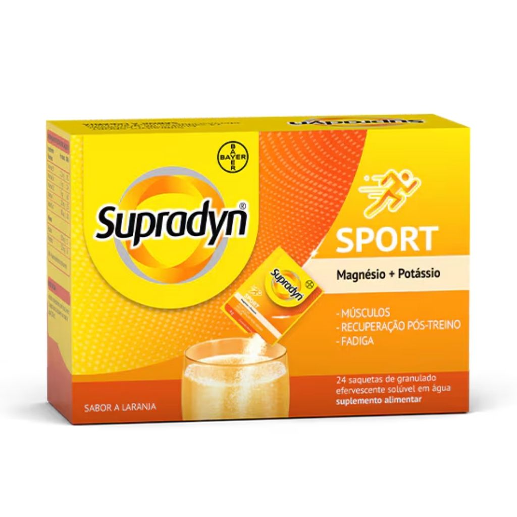Supradyn Sport Magnésio + Potássio Granulado 24 saquetas