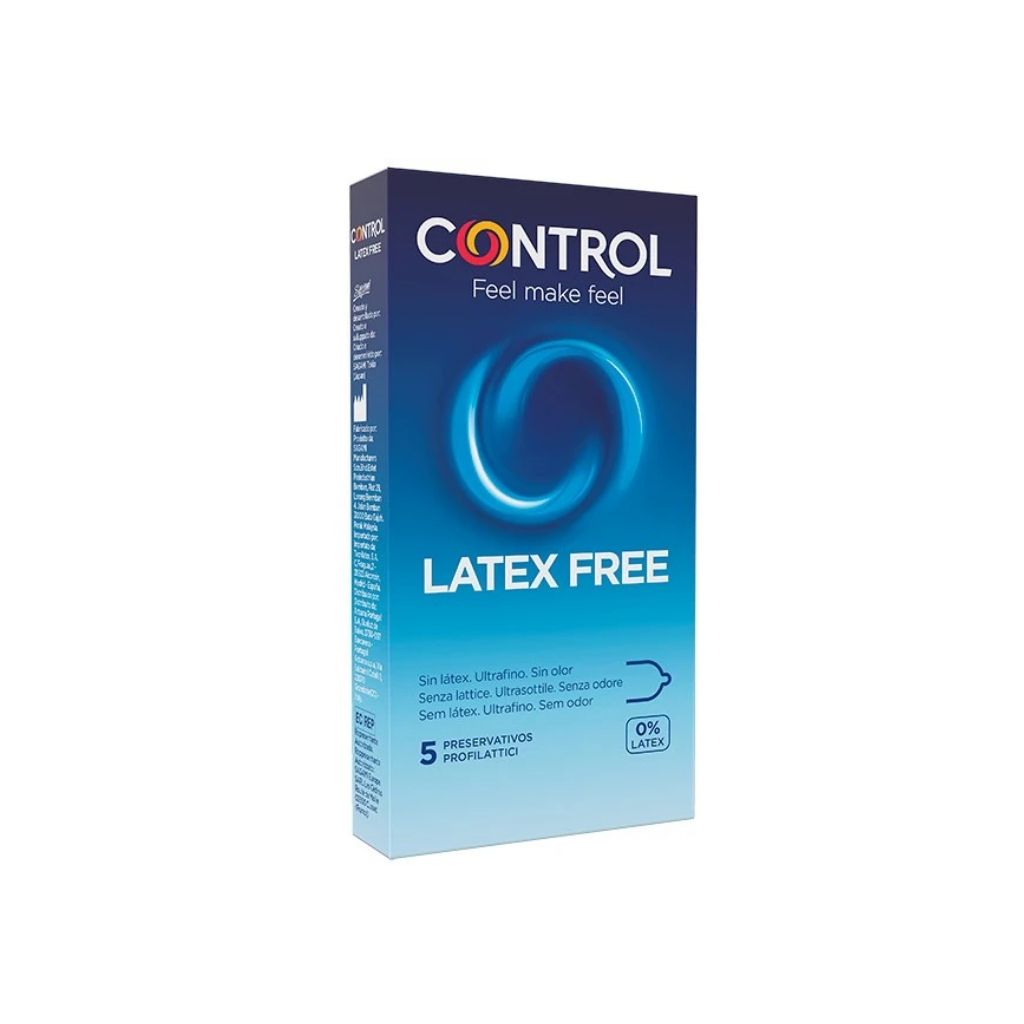 Control Latex Free Preservativos Antialérgicos 5 Unidades