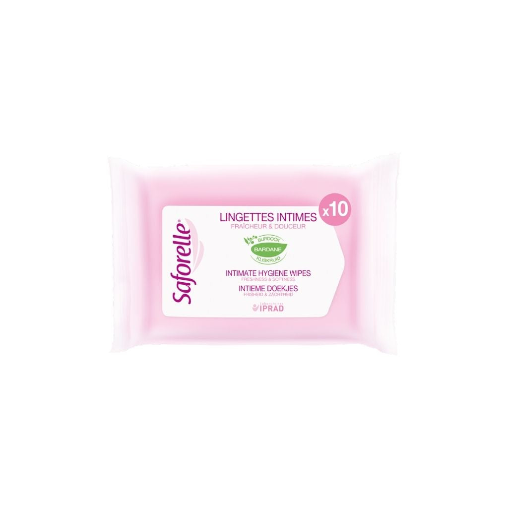 Saforelle Toalhete Íntimo Frescura 10 Unidades