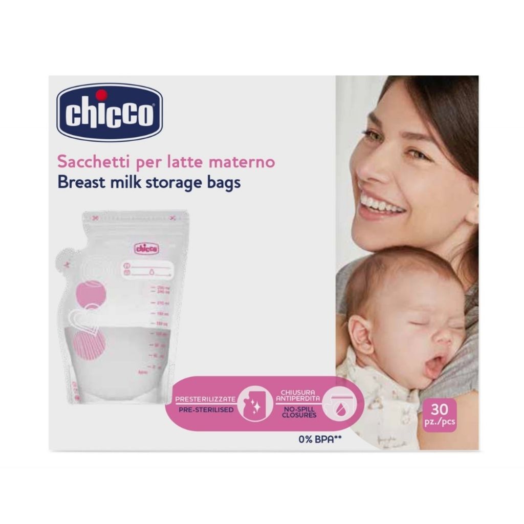 Chicco Sacos de Conservação de Leite Materno 30 unidades