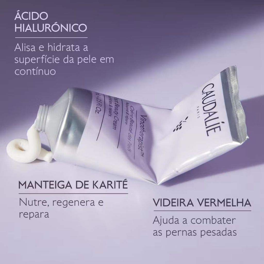 Caudalie Vinotherapist Creme de Beleza dos Pés 75ml