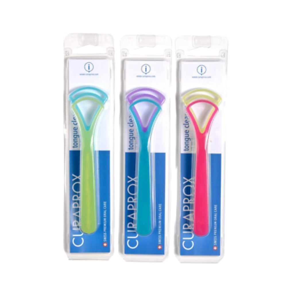 Curaprox Limpador De Língua Ctc 203 Remoção De Placa E Mau Hálito Duo