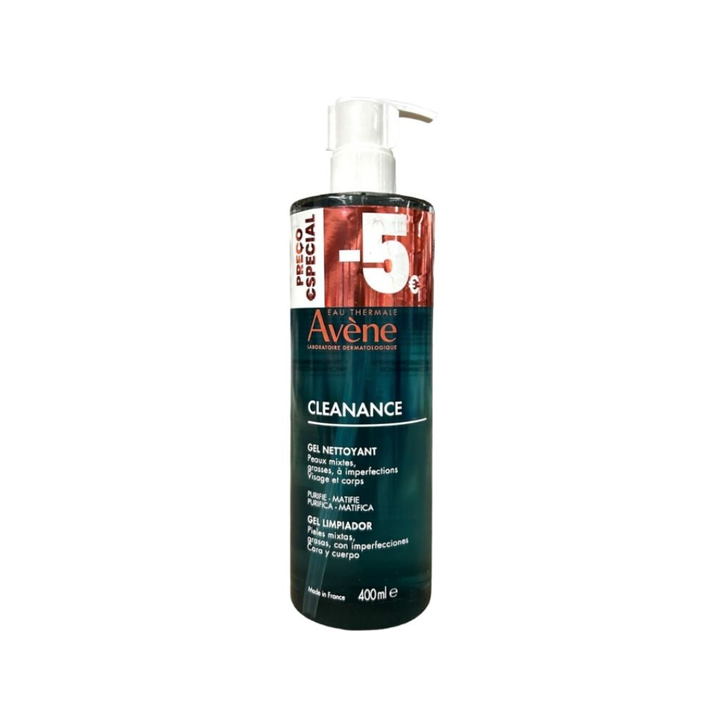 Avène Cleanance Gel de Limpeza Purificante 400ml
