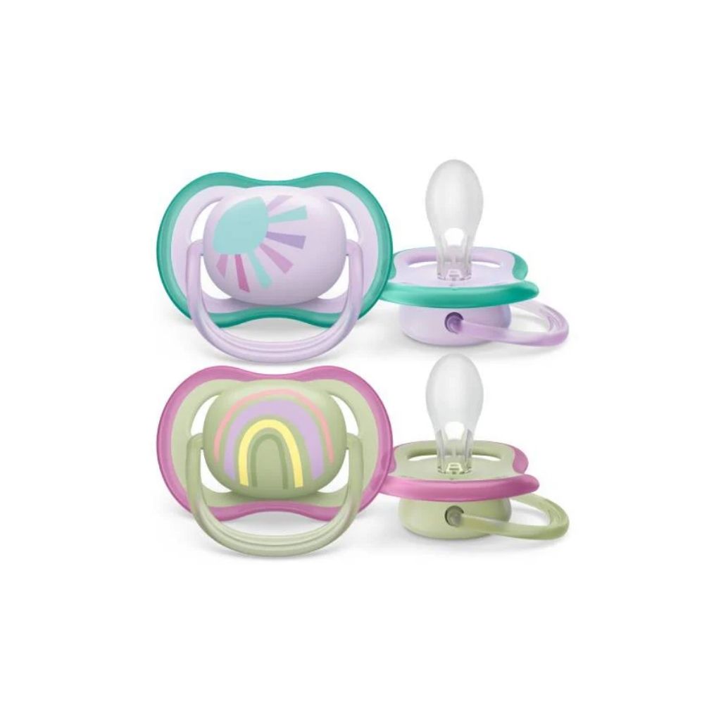 Philips Avent Ultra Air Chupetas Decoradas Menina 0-6m 2 unidades