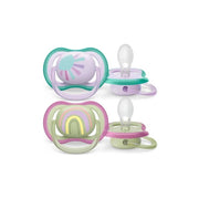 Philips Avent Ultra Air Chupetas Decoradas Menina 0-6m 2 unidades