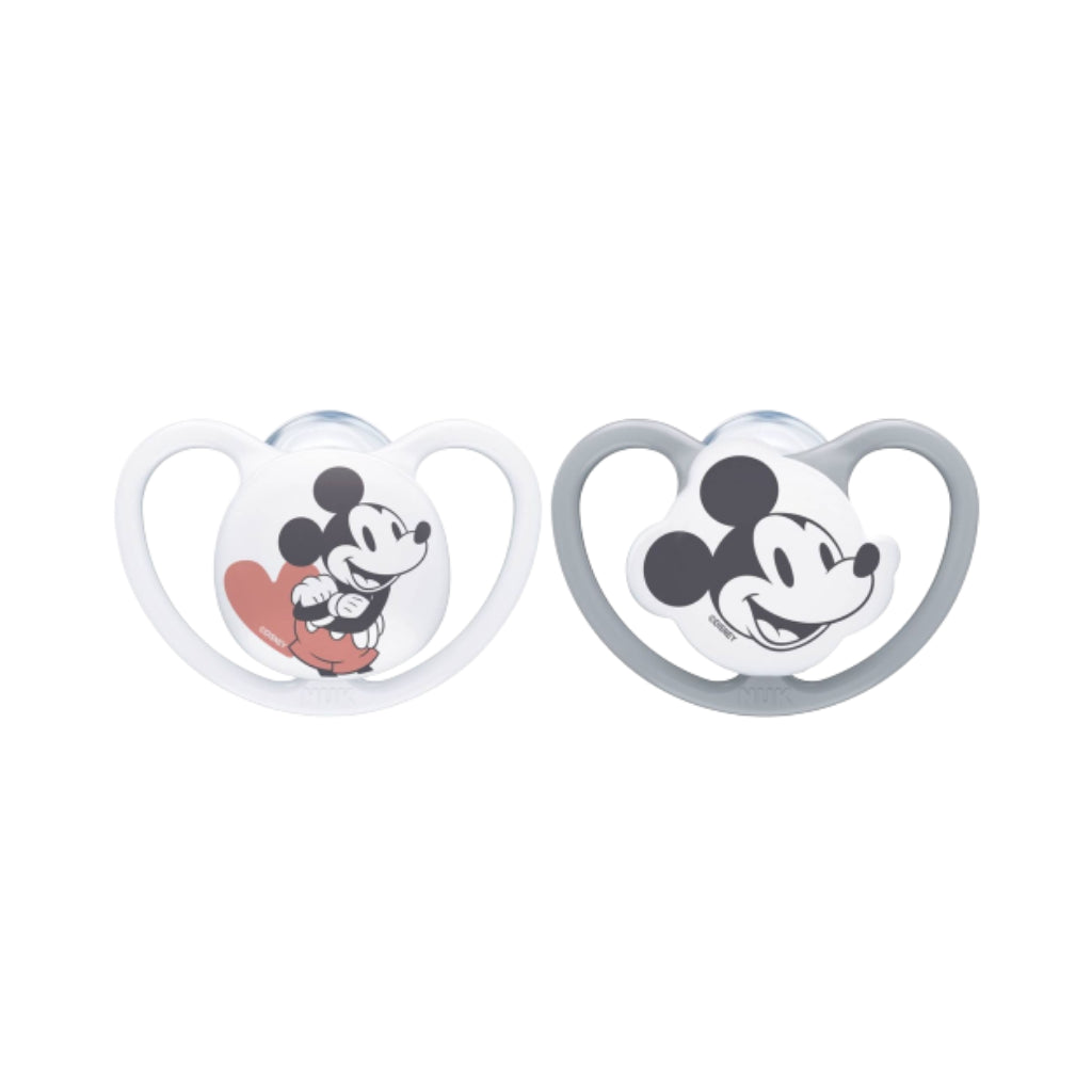 Nuk Space Disney Mickey Chupeta de Silicone 0-6m 2 unidades