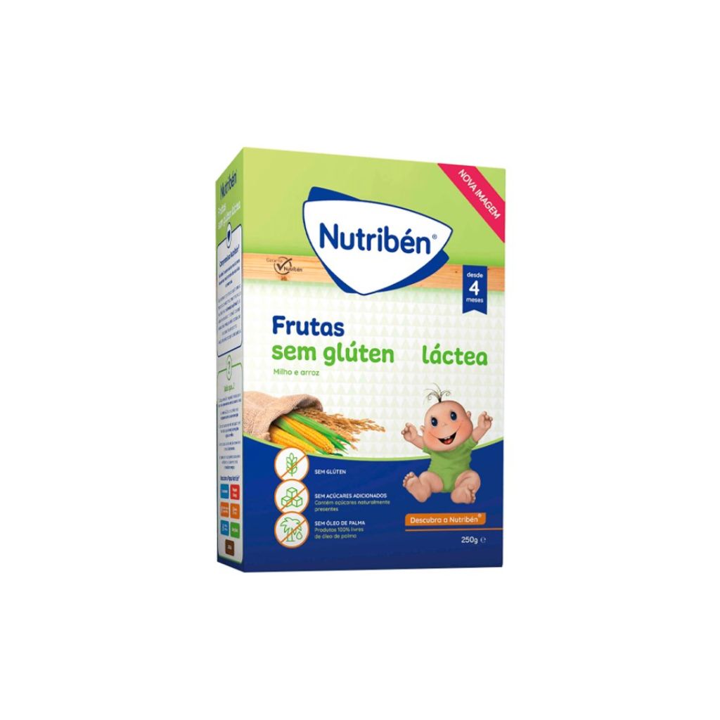 Nutribén Farinha Láctea Frutas Sem Glúten 250G