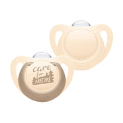 Nuk Nature Chupeta Látex T2 6-18 Meses 2 Unidades