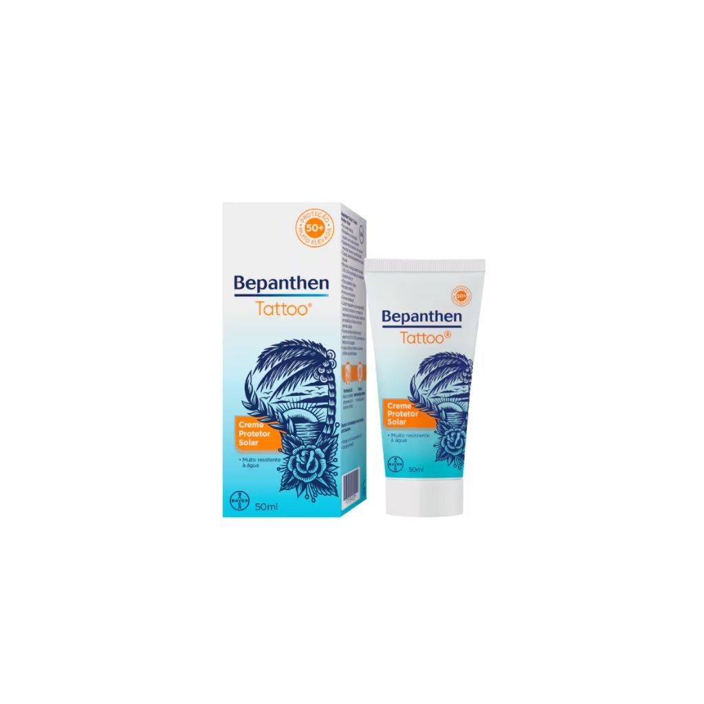 Bepanthene Tattoo Creme Protetor Solar Spf50+ 50ml