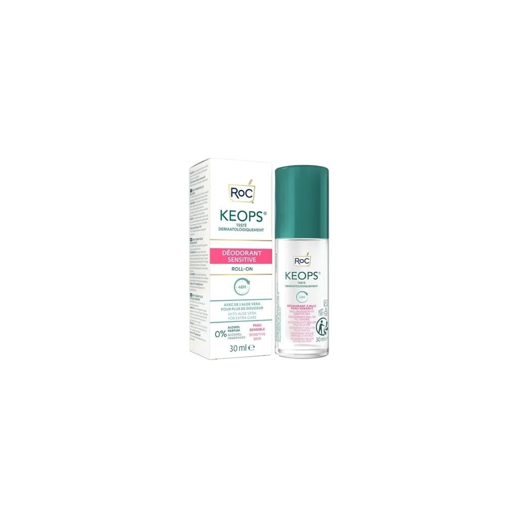 Roc Keops Desodorizante Roll-On Pele Sensível Eficácia 24H 30ml