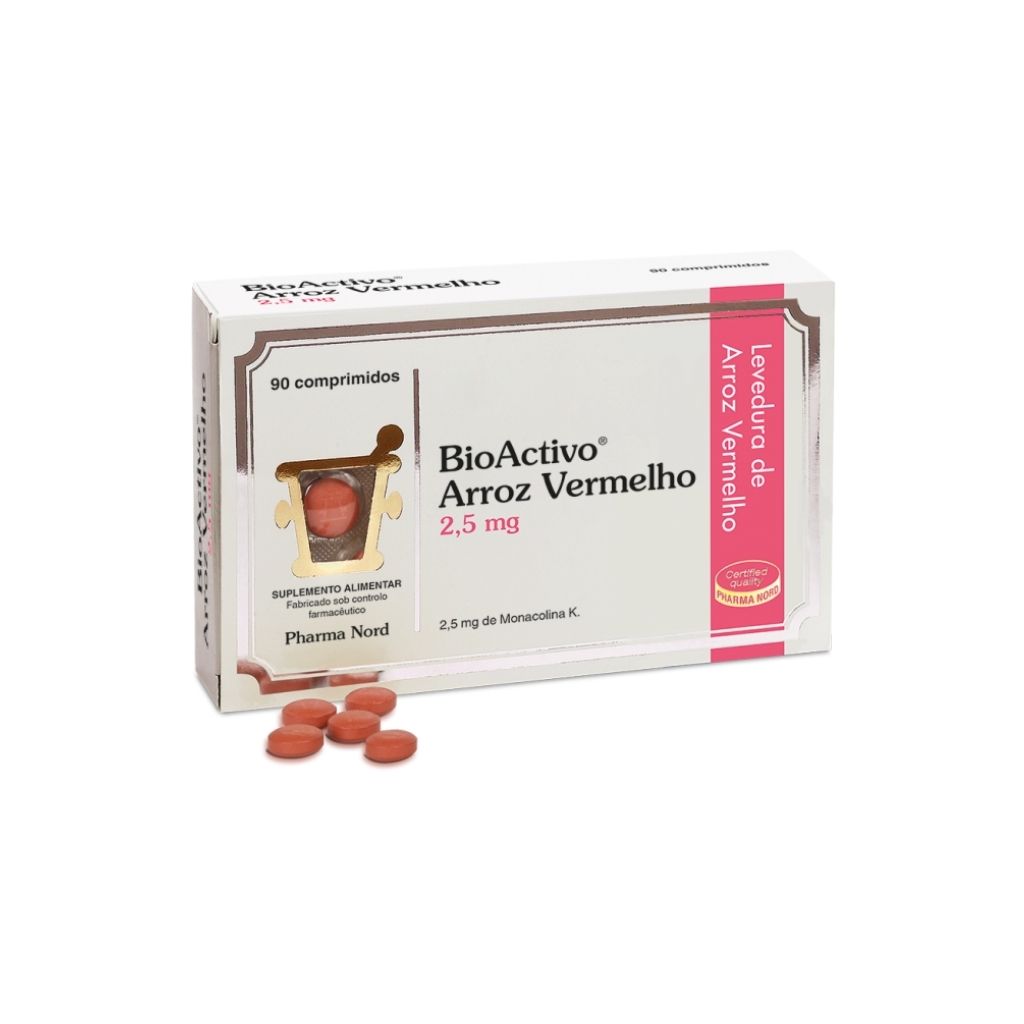 Bioactivo Arroz Vermelho 2,5Mg Manutenção Colesterol 90 Comprimidos