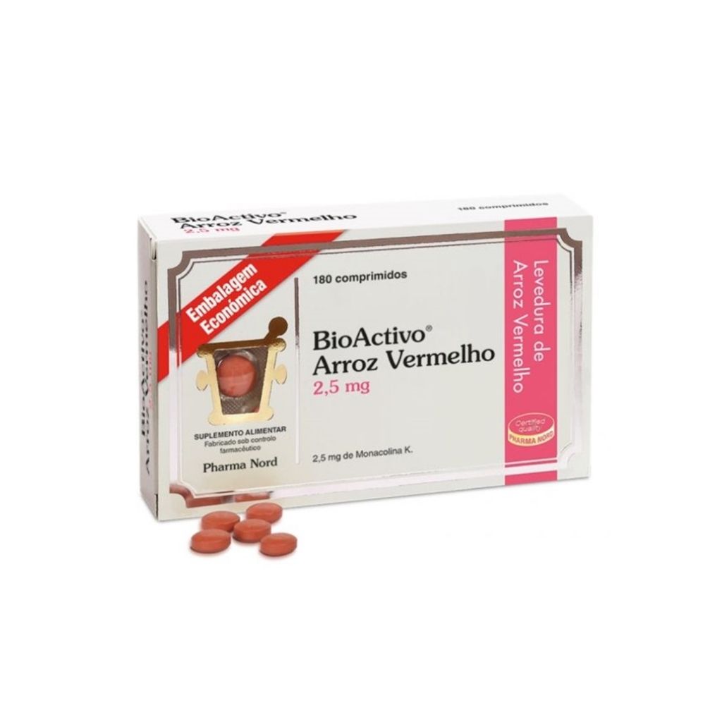 Pharma Nord Bioactivo Arroz Vermelho Controlo Colesterol 180 Comprimidos