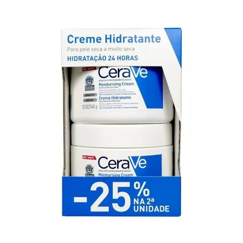 Cerave Creme Hidratante Diário 2 X 340 G