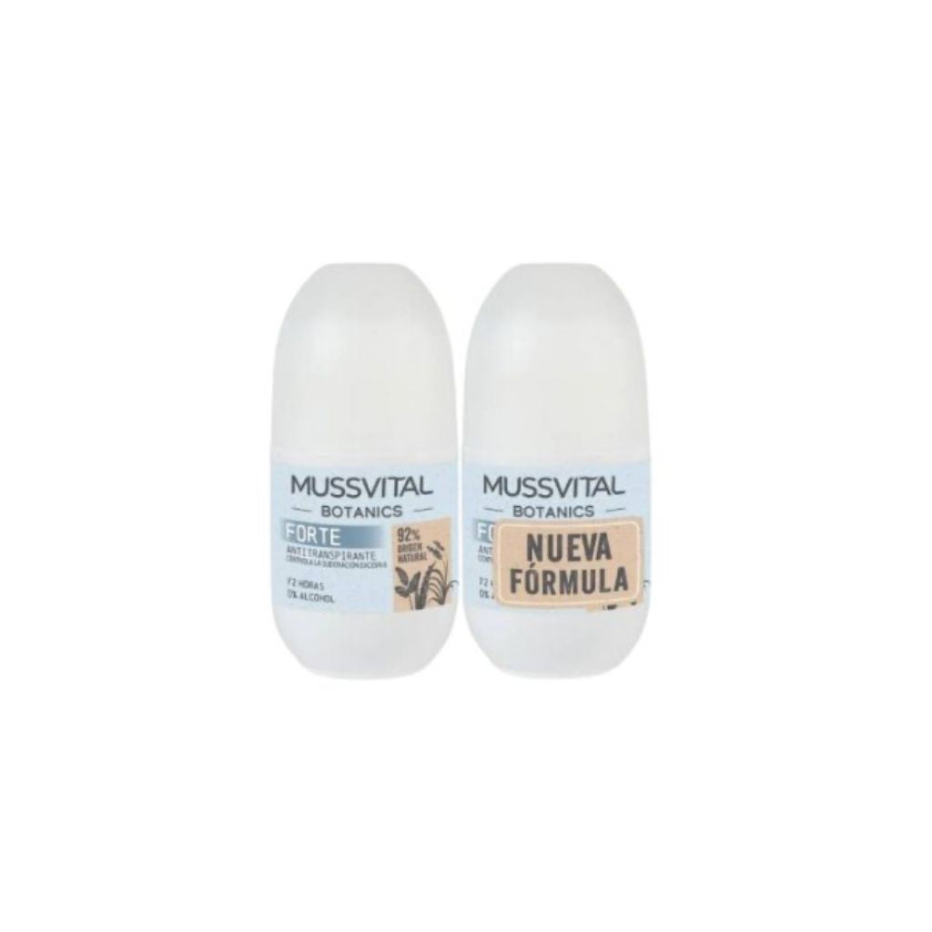 Mussvital Botanics Desodorizante Forte Proteção Intensa 48H 75ml 2 Unidades