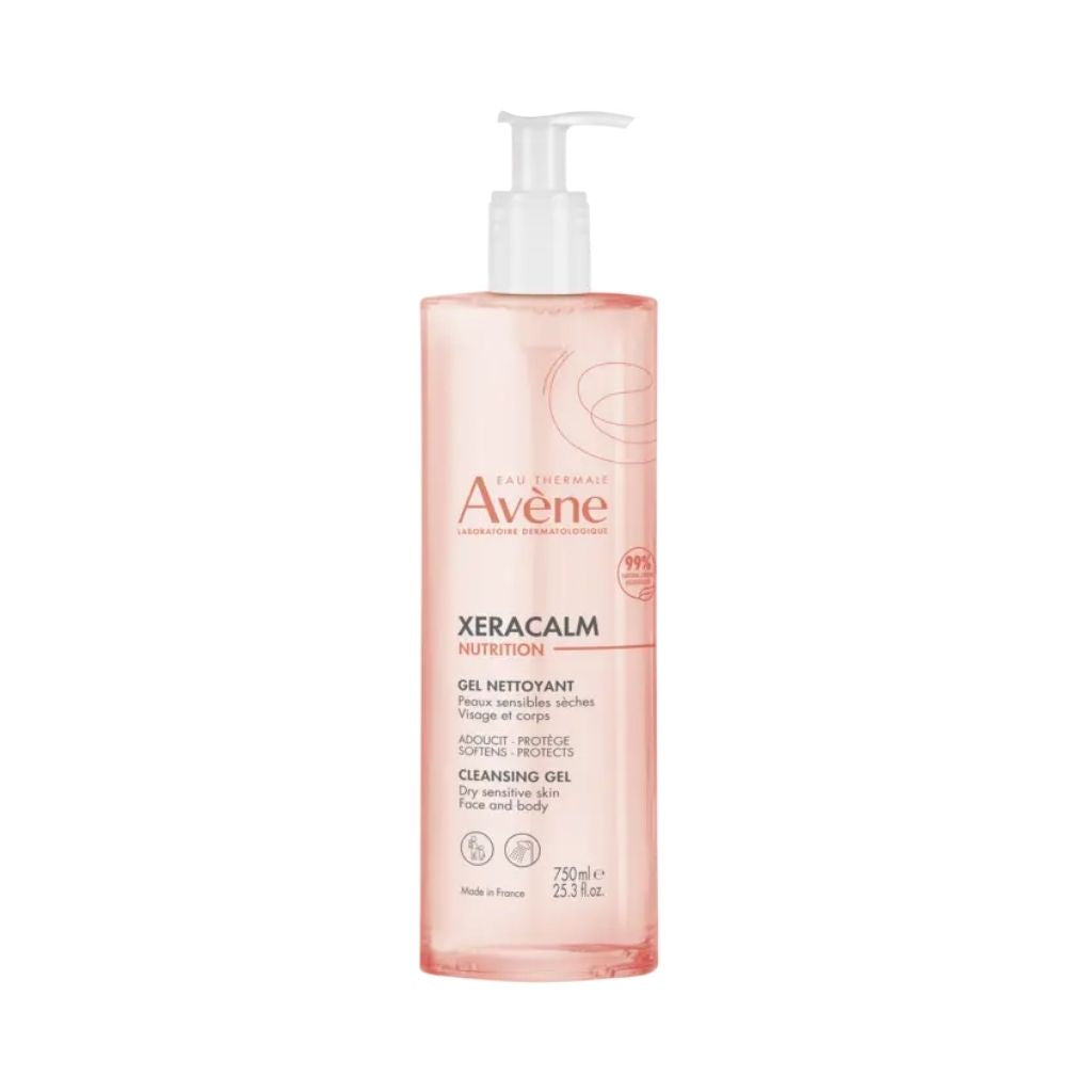 Avène Xeracalm Nutrition Gel De Limpeza Para Pele Sensível E Seca 750ml
