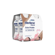 Meritene Clinical Suplemento Líquido Extra Proteína Morango 200ml X4
