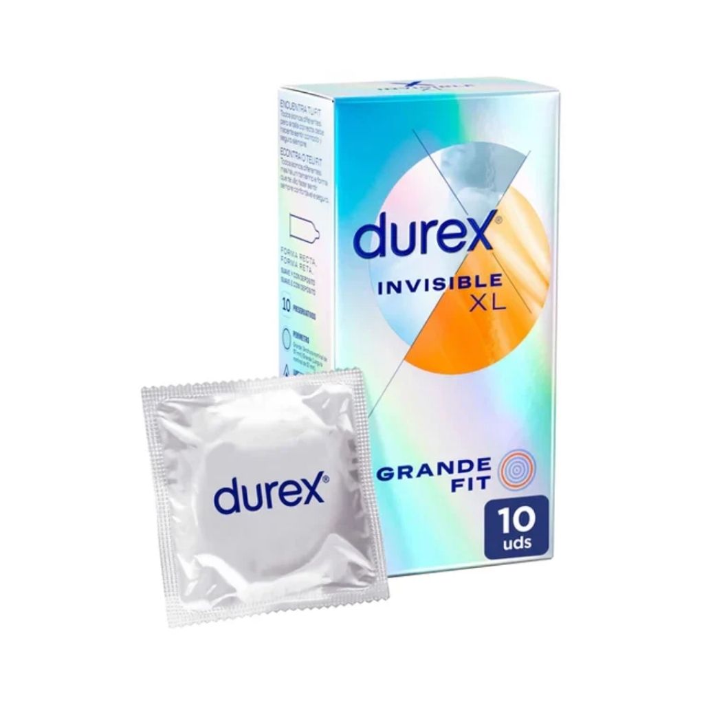 Durex Invisible XL Preservativos Ultrafinos 10 unidades