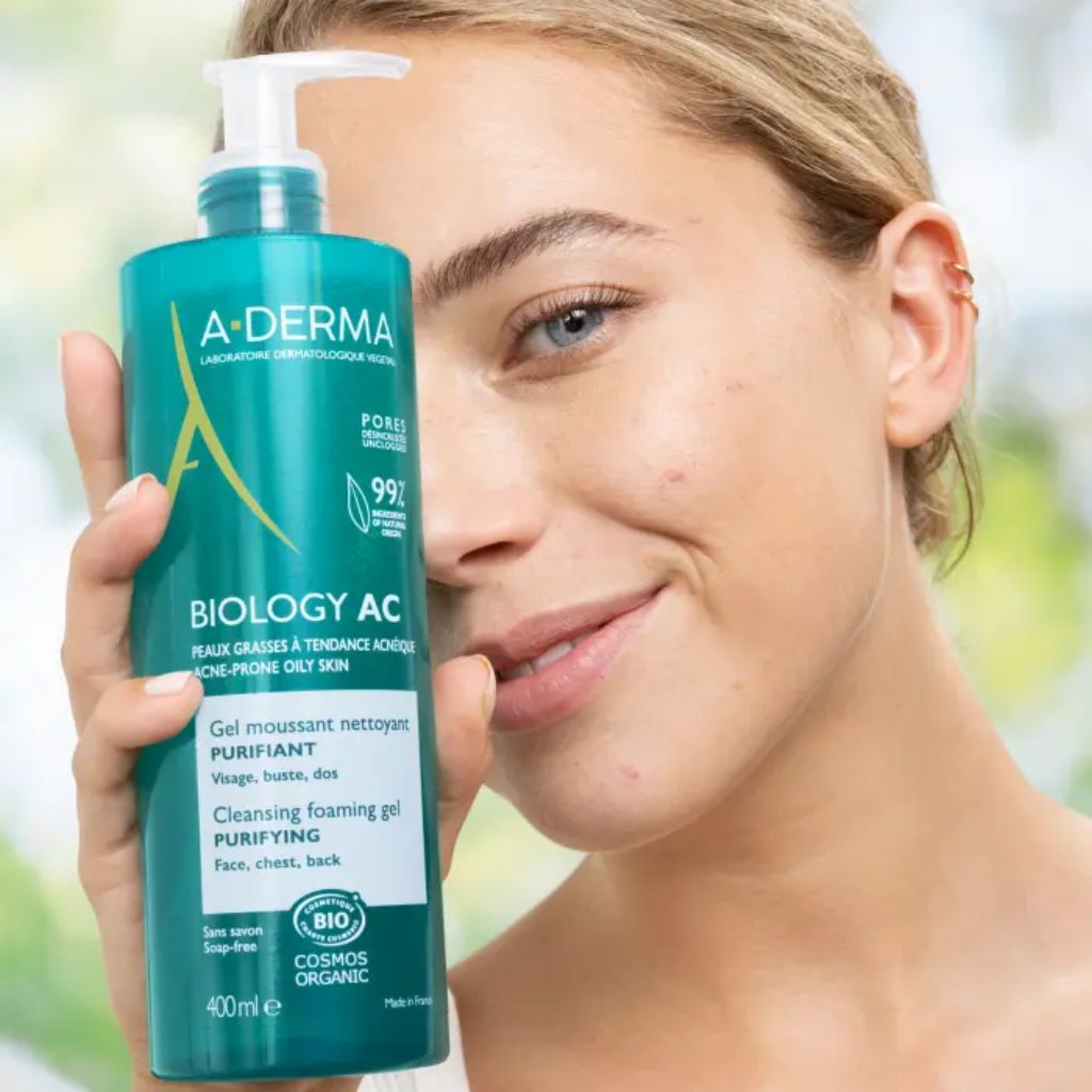 A-Derma Biology Ac Gel De Limpeza Purificante 400ml