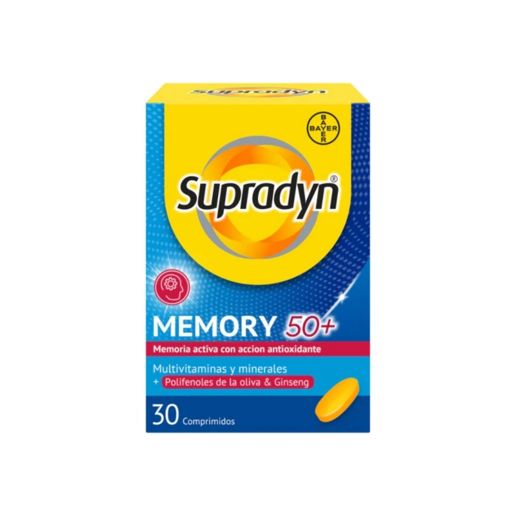 Supradyn Memory 50+ Desempenho Mental E Memória 30 Comprimidos