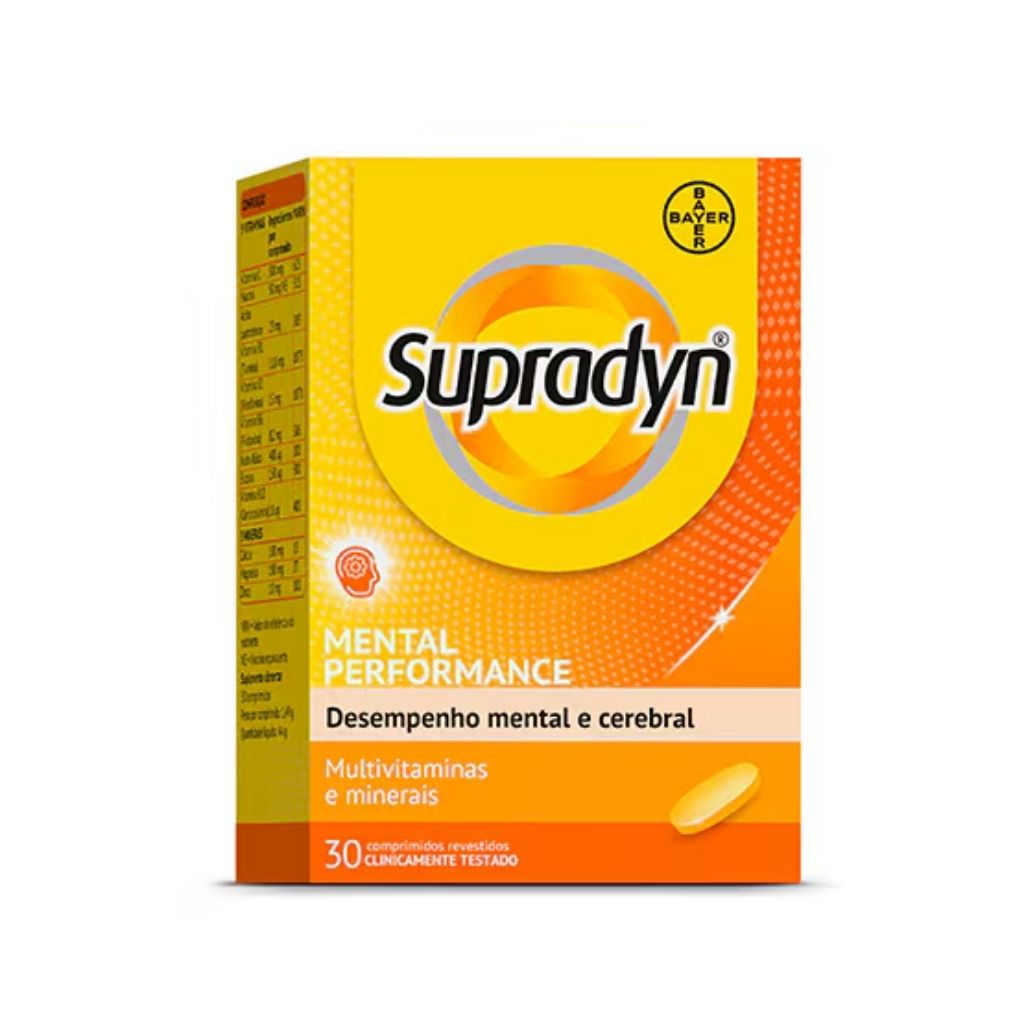 Supradyn Mental Performance Desempenho Cognitivo 30 comprimidos