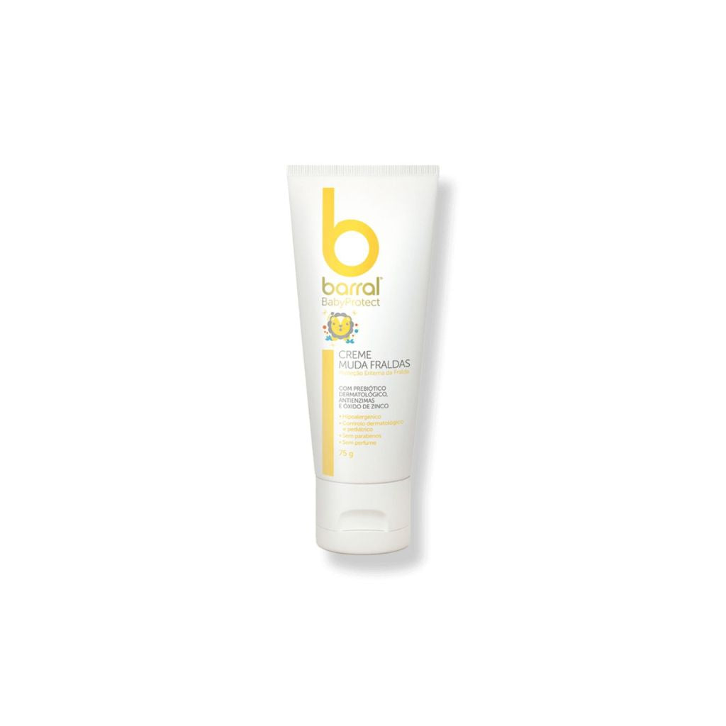 Barral Babyprotect Creme Muda Fralda Prevenção Assaduras 75G