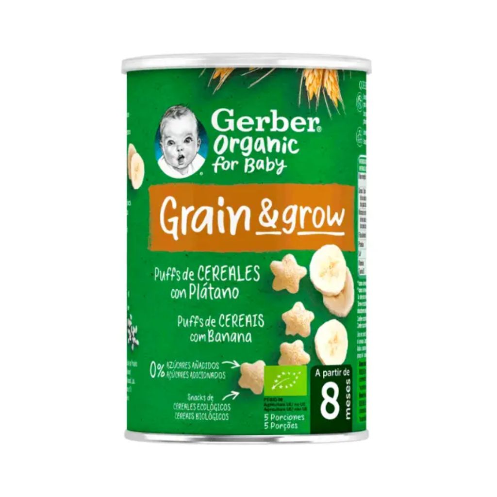 Nestlé Gerber Organic NutriPuffs Banana 35g