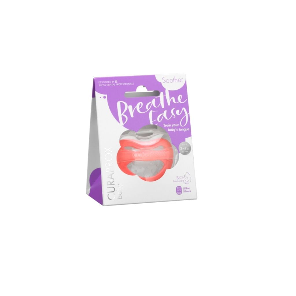 Curaprox Baby Chupeta Silicone Coral T0 (3-7Kg)