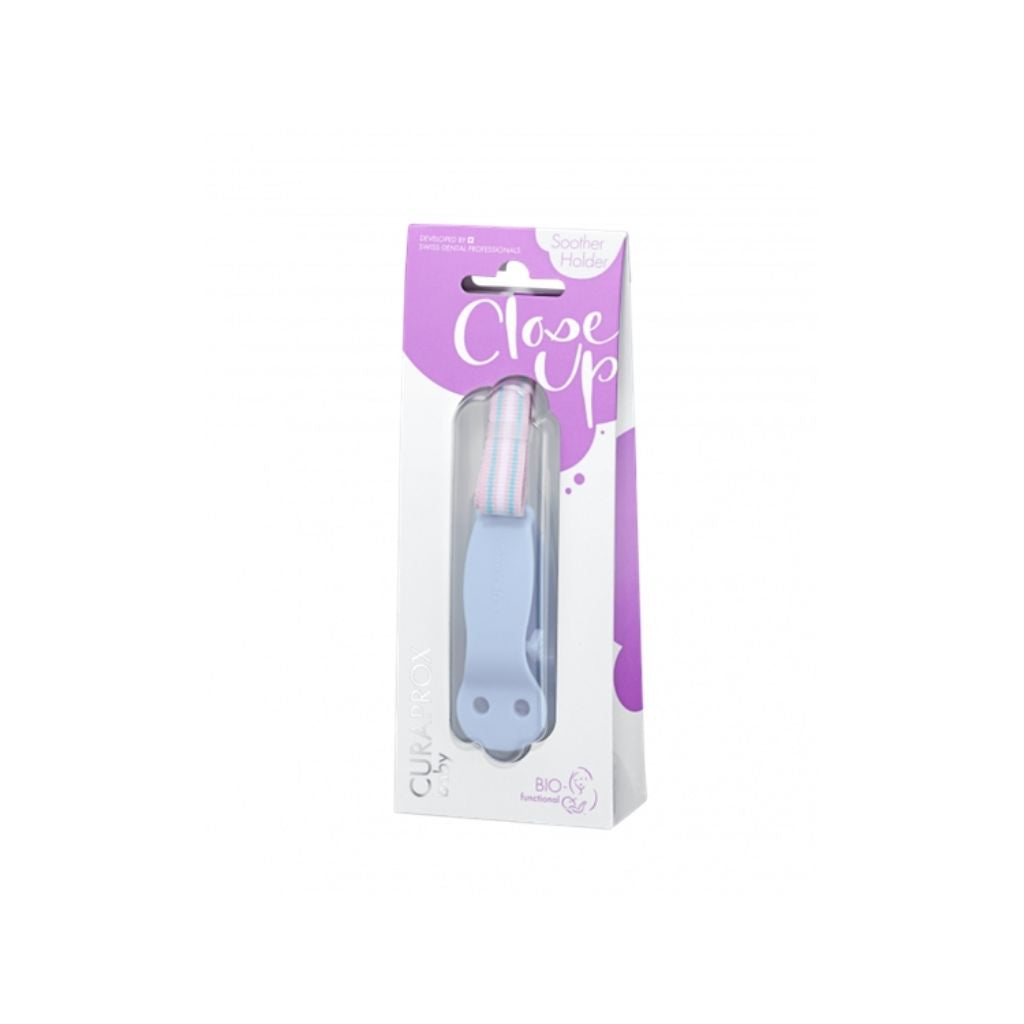 Curaprox Baby Suporte Para Chupeta Previne Queda Azul