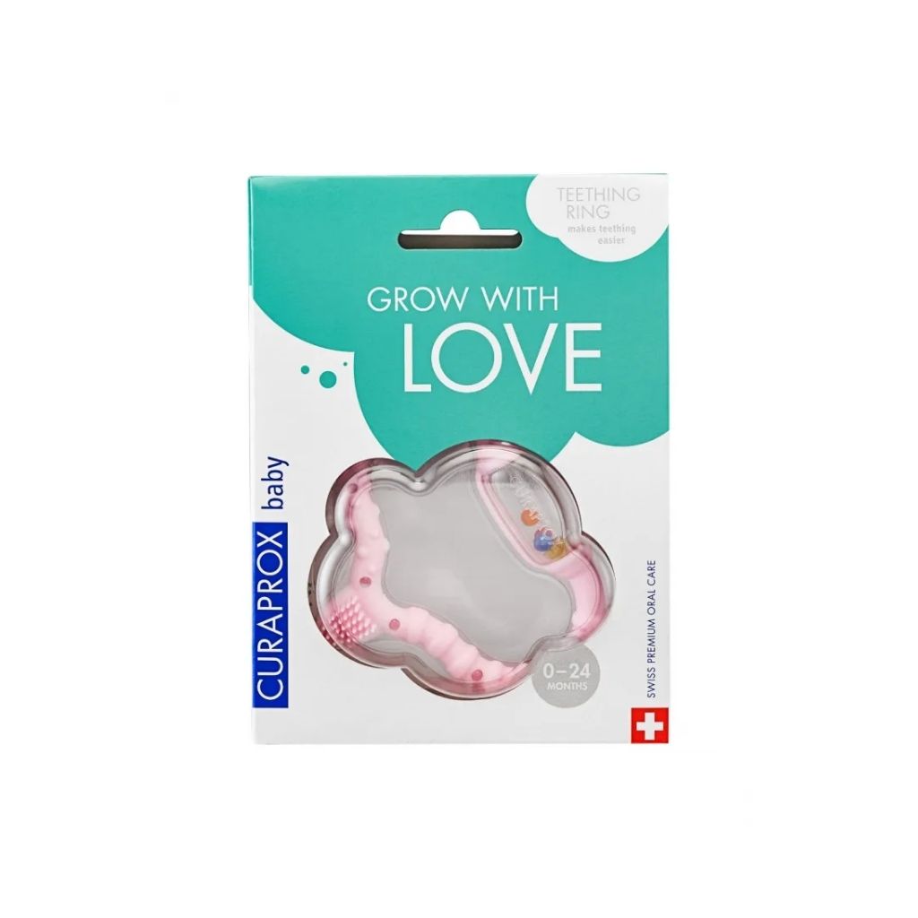Curaprox Baby Mordedor Alívio Dor Dentes Rosa 1 Unidade (Estimado)