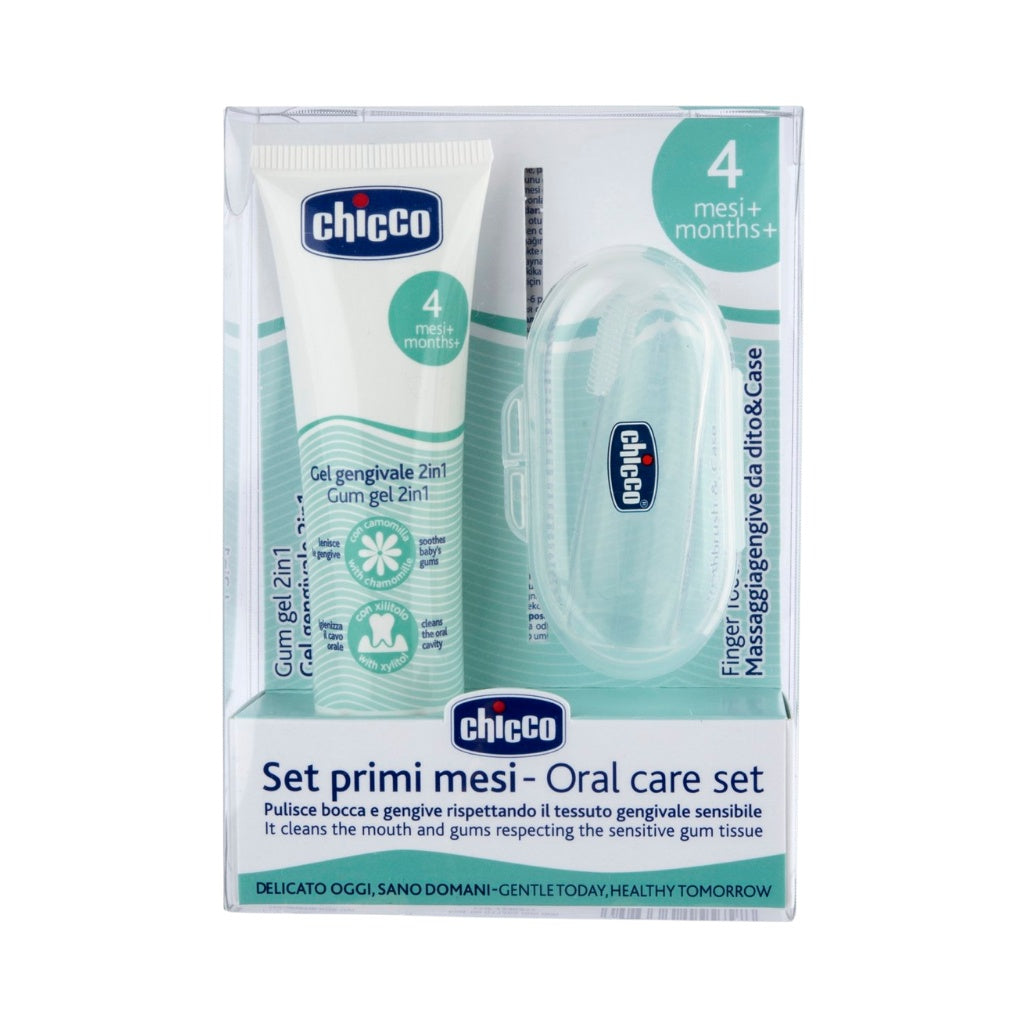 Chicco Kit Higiene Oral Primeiros Meses 4M+