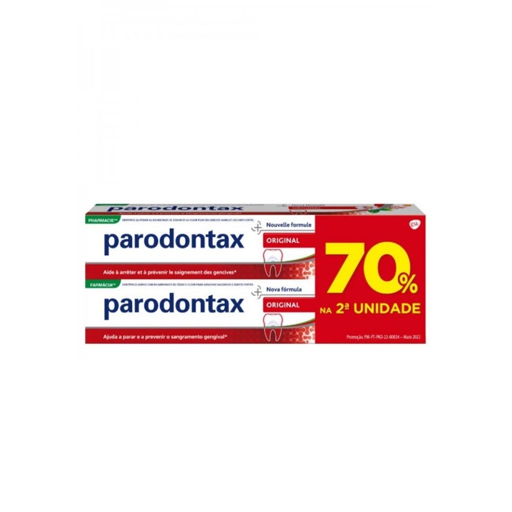 Parodontax Original Pasta De Dentes Prevenção Gengivite 2X75ml
