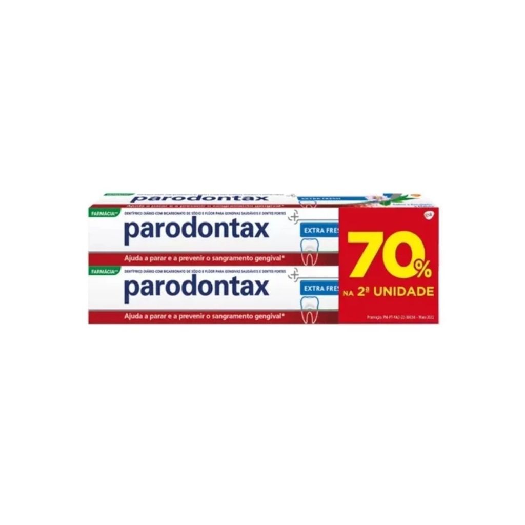 Parodontax Extra Fresh Pasta Dentífrica Hálito Fresco 2X75ml