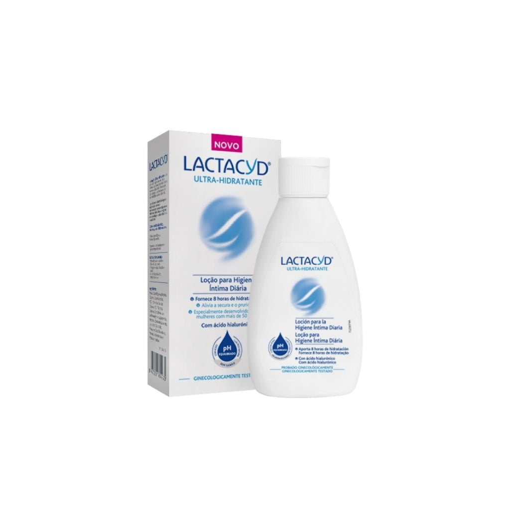 Lactacyd Ultra-Hidratante Loção Higiene Íntima Alívio Secura 200ml