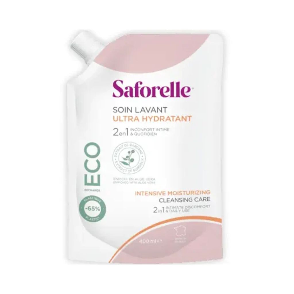 Saforelle Soin Lavagem Ultra Hidratante Eco Recarga 400ml