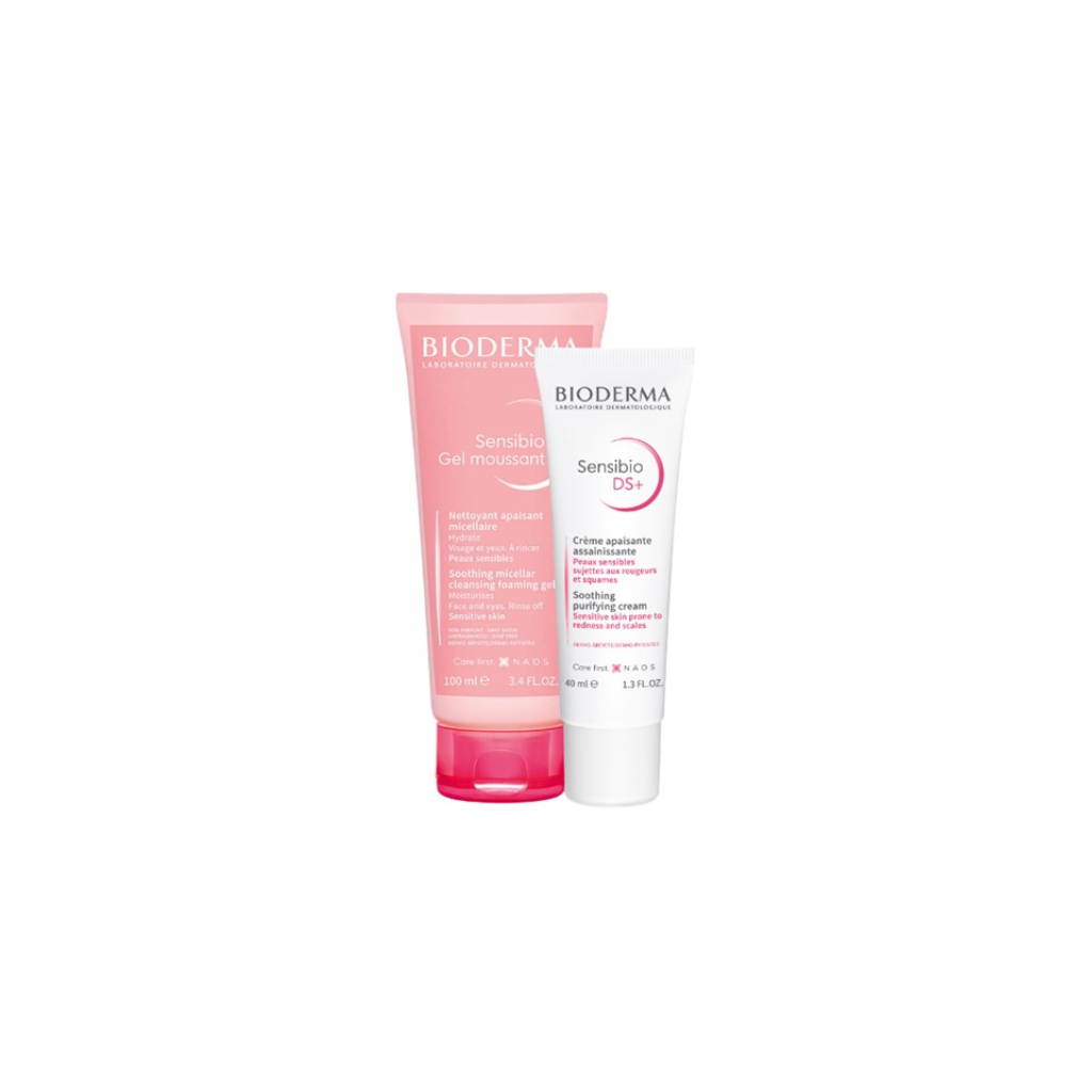 Bioderma Sensibio Ds Creme + Oferta Gel Moussant Cuidado Antivermelhidão 100ml