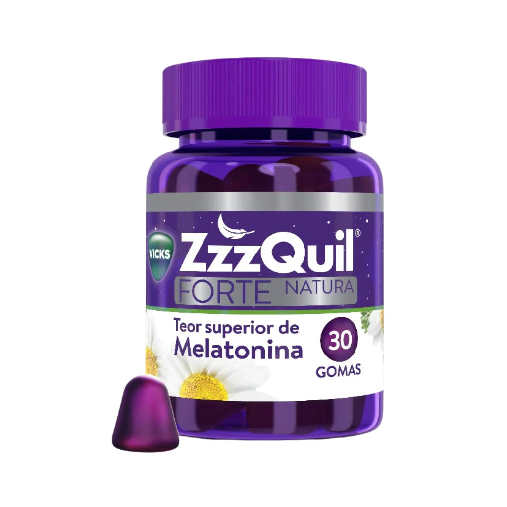 Vicks Zzzquil Forte Natura Melatonina 30 Gomas