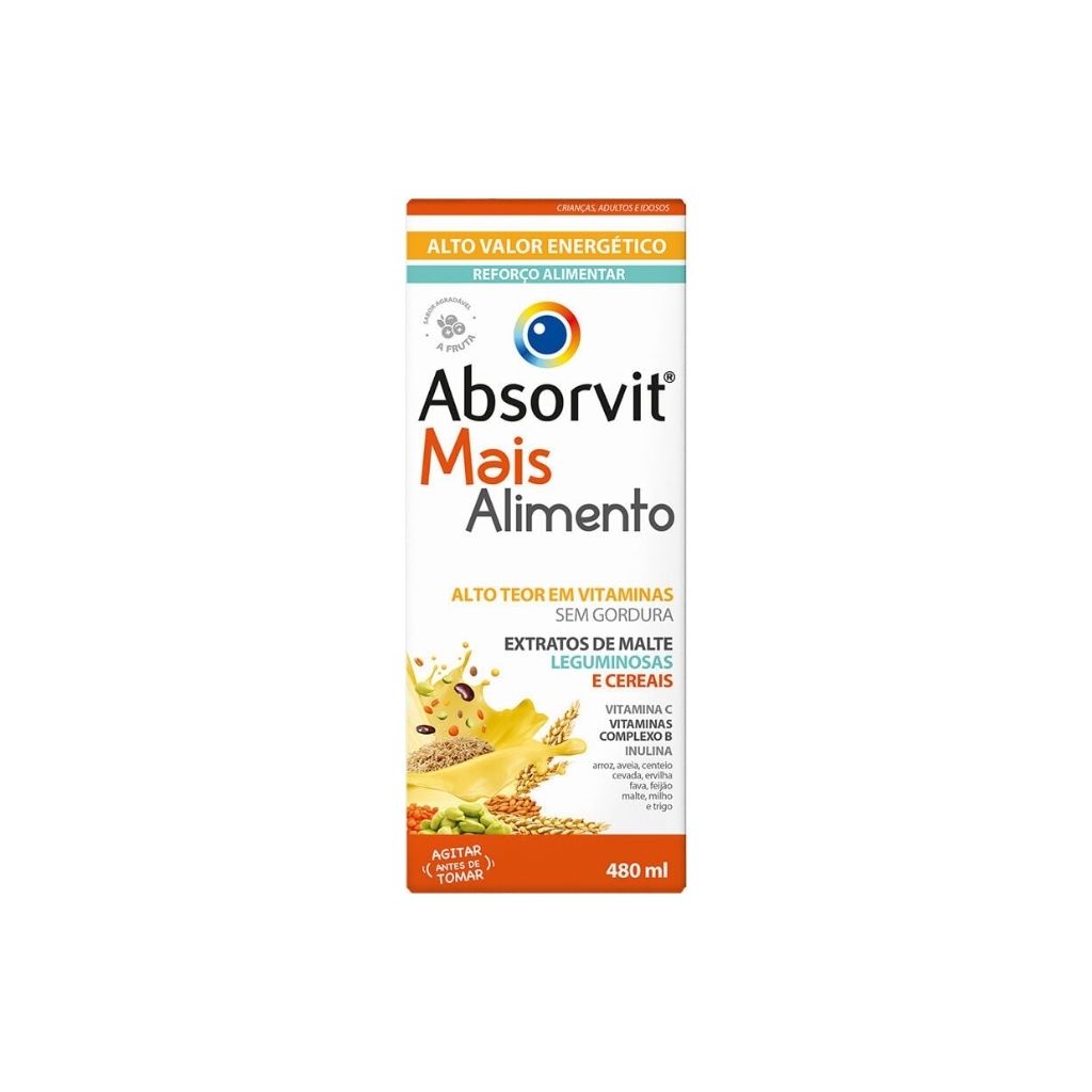 Absorvit Mais Alimento Suspensão Suplemento Nutricional Energético 480ml
