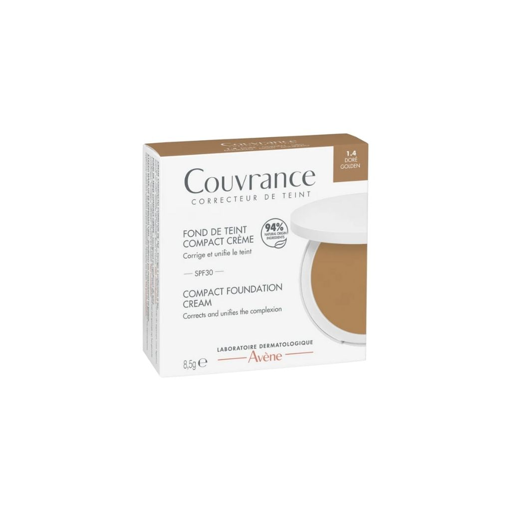 Avène Couvrance Base Creme Compacto Dourado Spf30 8,5G